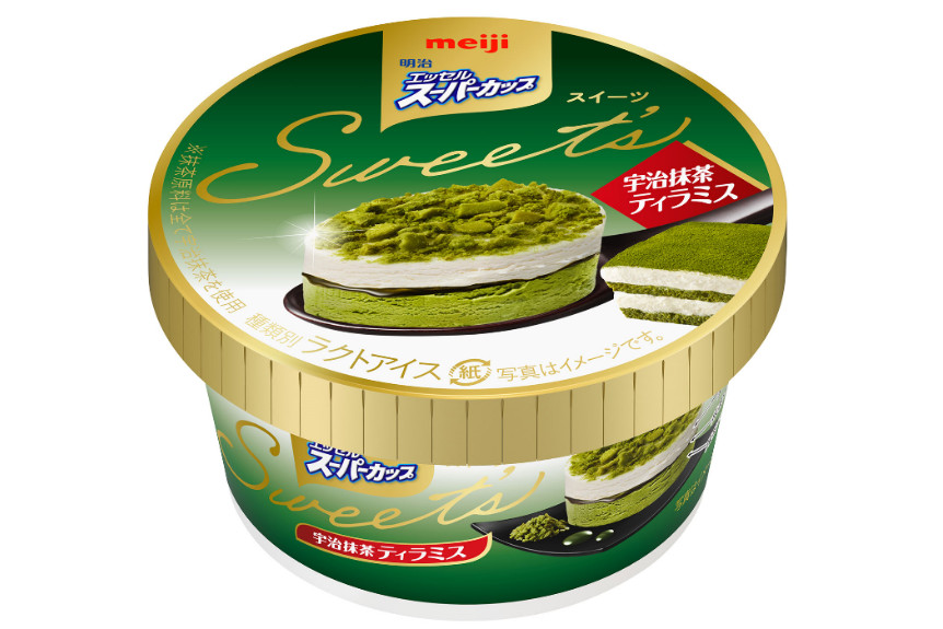 明治 エッセルスーパーカップSweet's 宇治抹茶ティラミス」3月29日発売