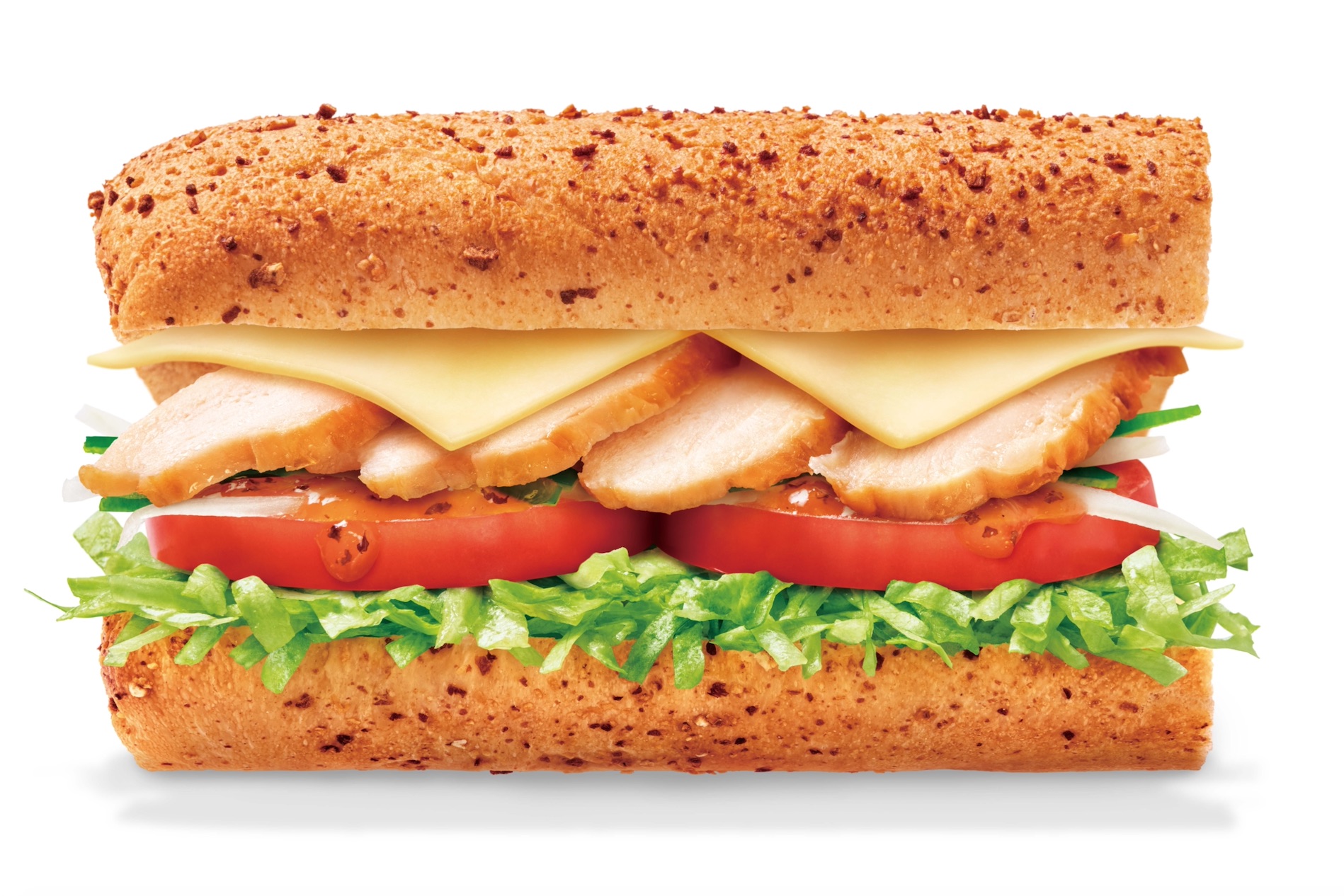 サブウェイ、「腸活サンド チキンandチーズ」発売。帝人の水溶性食物 