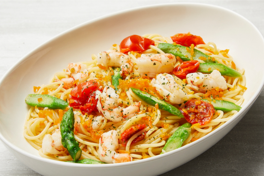 ペペロンチーノページ PRONTO「天然赤海老と夏野菜のペペロンチーノ」季節限定販売 - グルメ