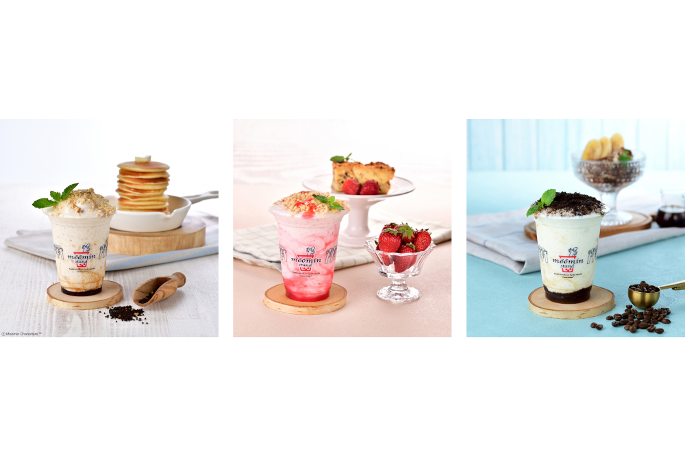 ベネリック ムーミンスタンド メニューを刷新 フラッペとミルクティの新商品が登場 グルメ Watch