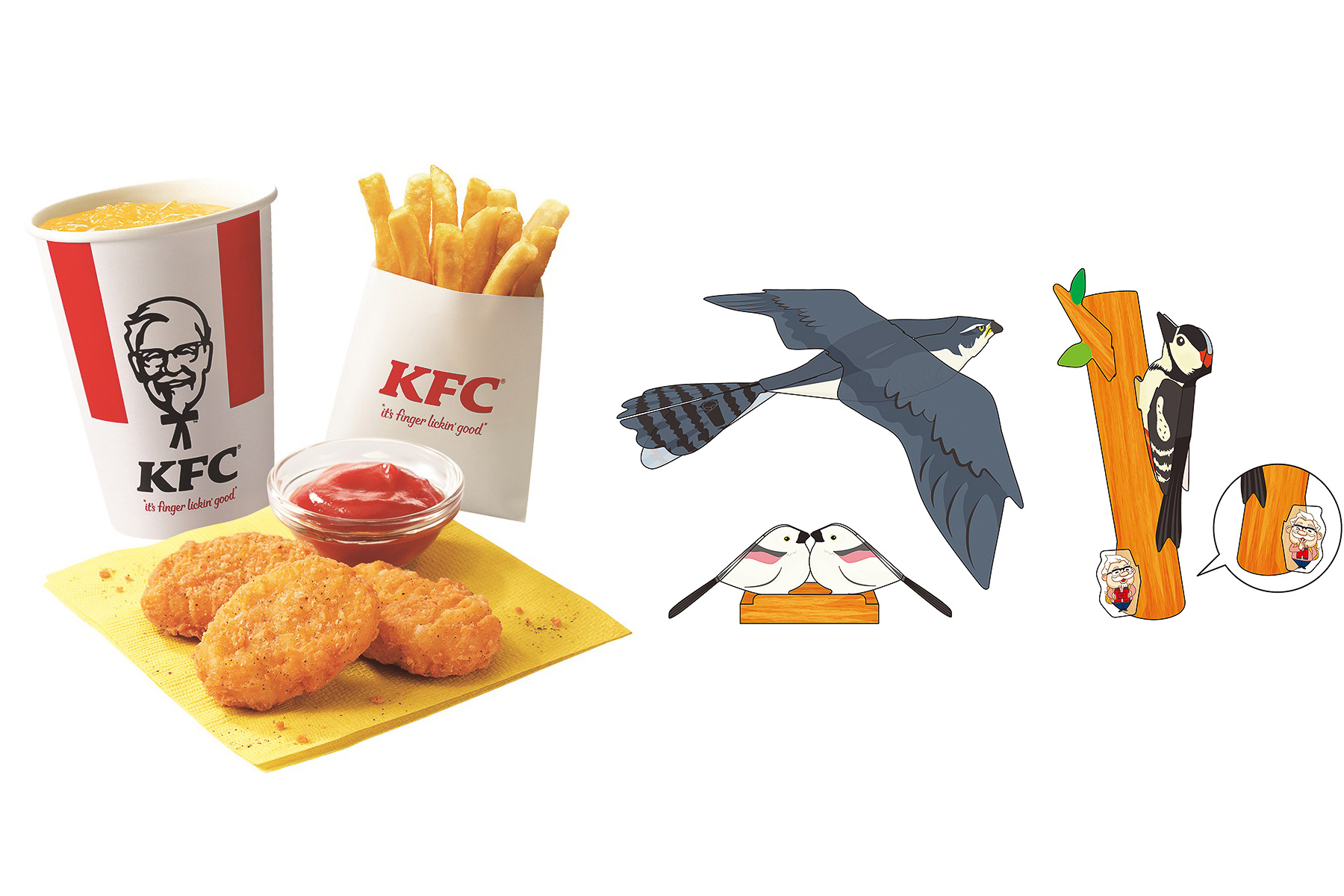 【まとめ売り】KFC ケンタッキーフライドチキン グッズセット KFC カーネルペンケース・カーネルじゆうノート登場、キッズナゲット
