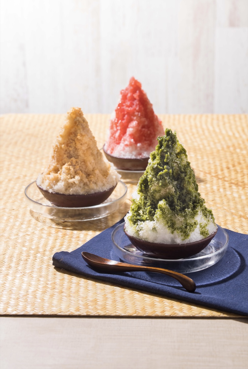 大戸屋 夏限定 生シロップ かき氷 和三盆を加えた特製白みつと宇治抹茶 きな粉 国産いちご グルメ Watch