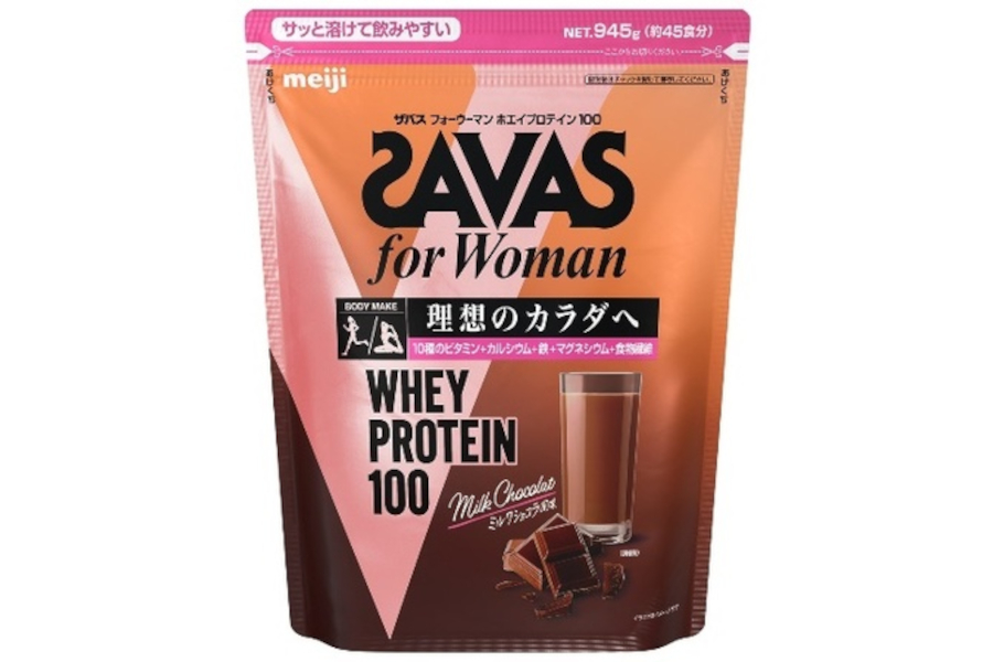 明治、ボディメイクする女性向けのプロテイン「ザバス フォーウーマン