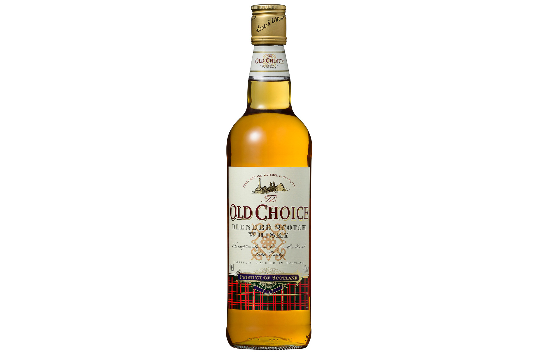 スコットランドの2つの蒸留所で造られたモルトウイスキー原酒を使った