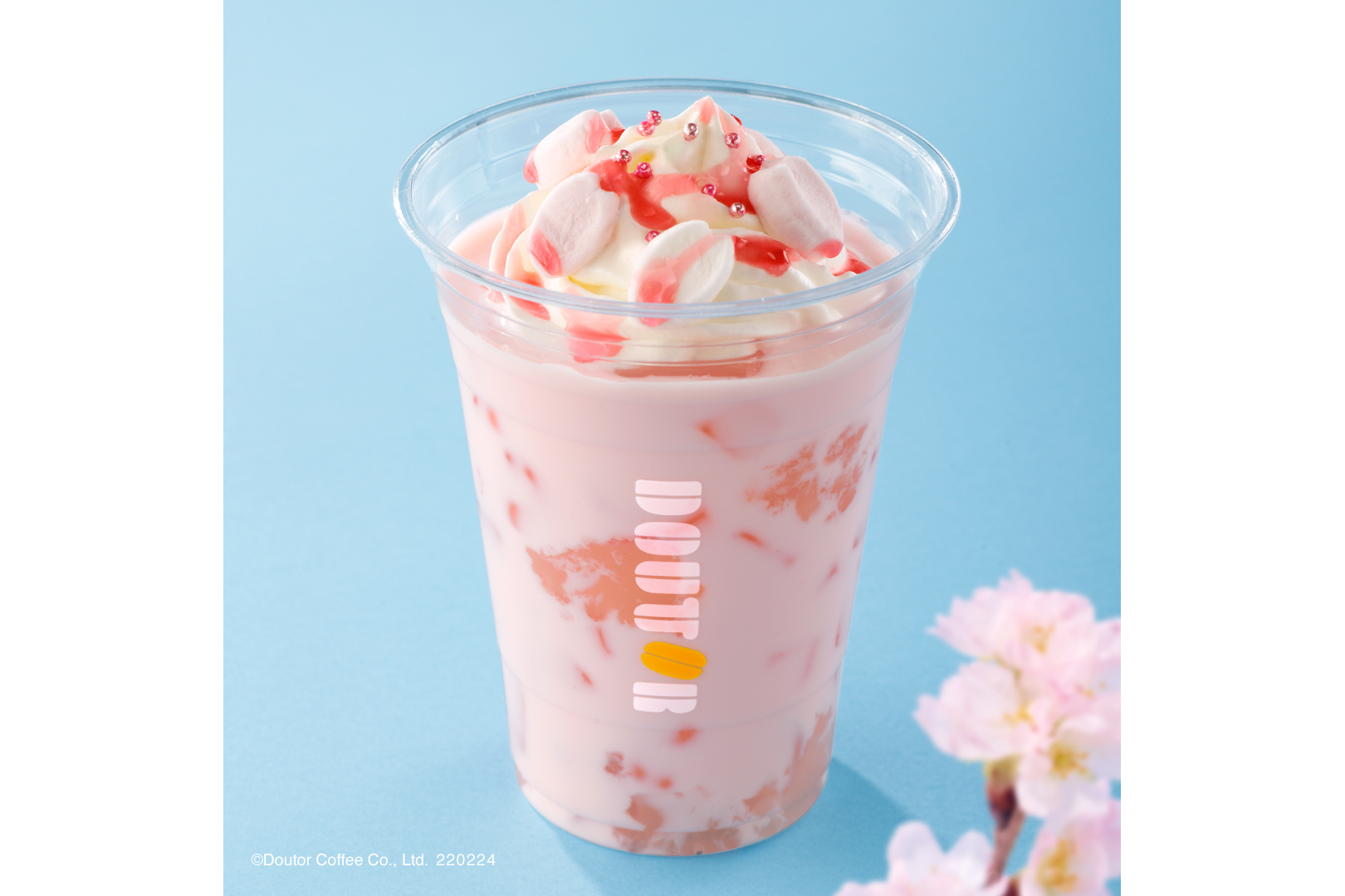 ドトール マシュマロふんわり さくらオレ など桜メニューの 桜フェア グルメ Watch