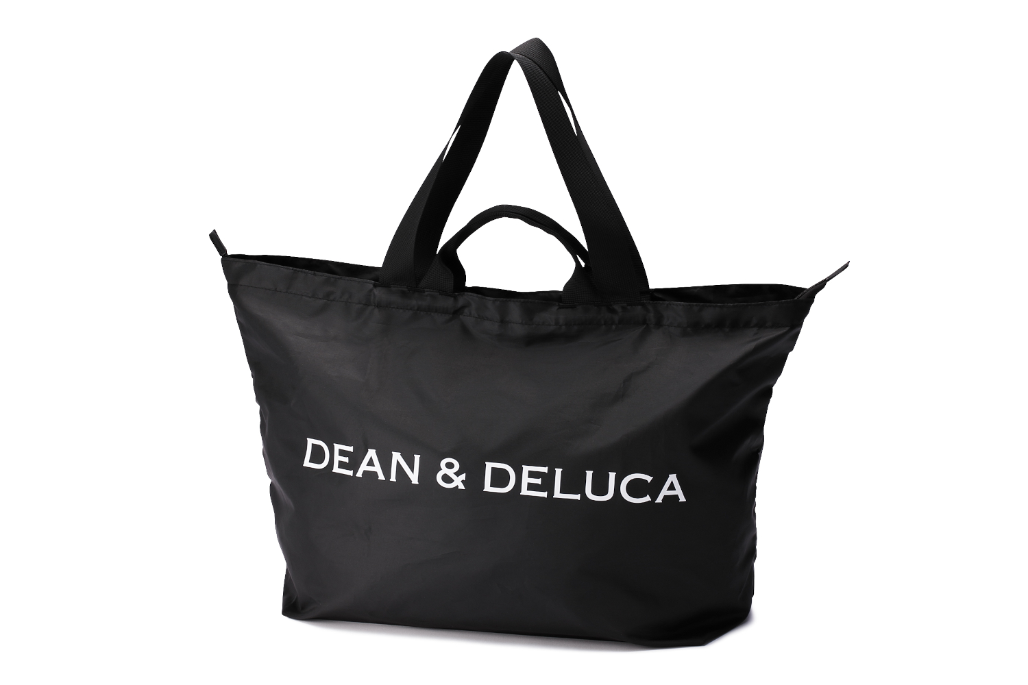 DEAN ＆ DELUCA、たっぷり収納でコンパクトに持ち運べる「パッカブルトートバッグ ブラック」 - グルメ Watch