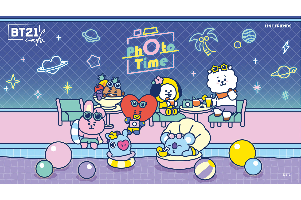 Bt21カフェ 第12弾 Photo Time 東京 名古屋 大阪で今夏オープン グルメ Watch