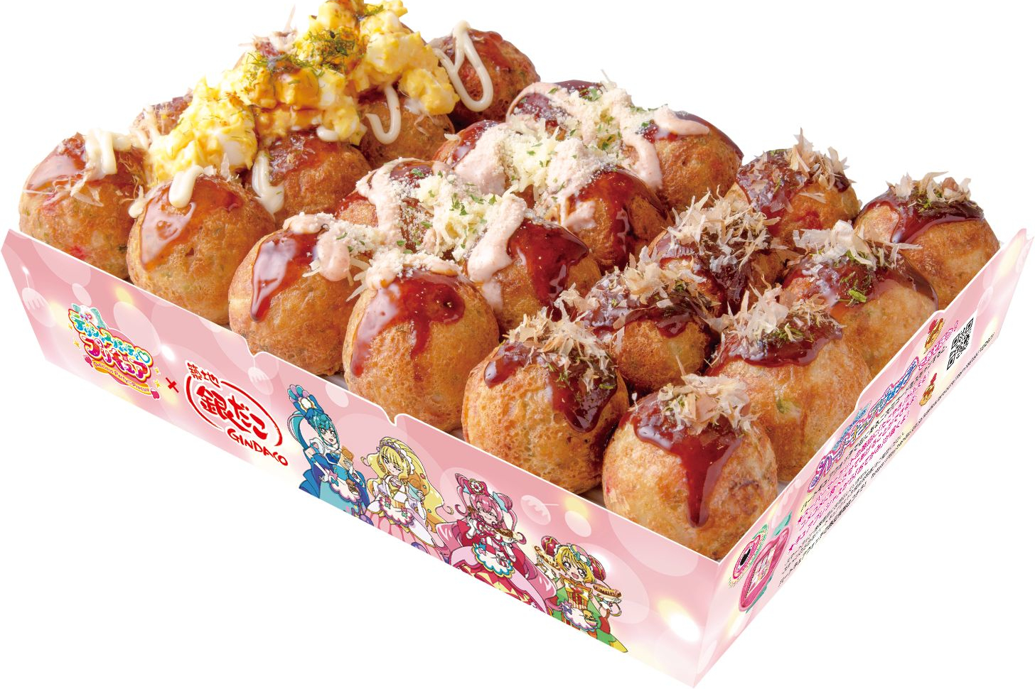 築地銀だこ、「デリシャスパーティ♡プリキュア」コラボのたこ焼きパック/クロワッサンたい焼BOX発売 - グルメ Watch