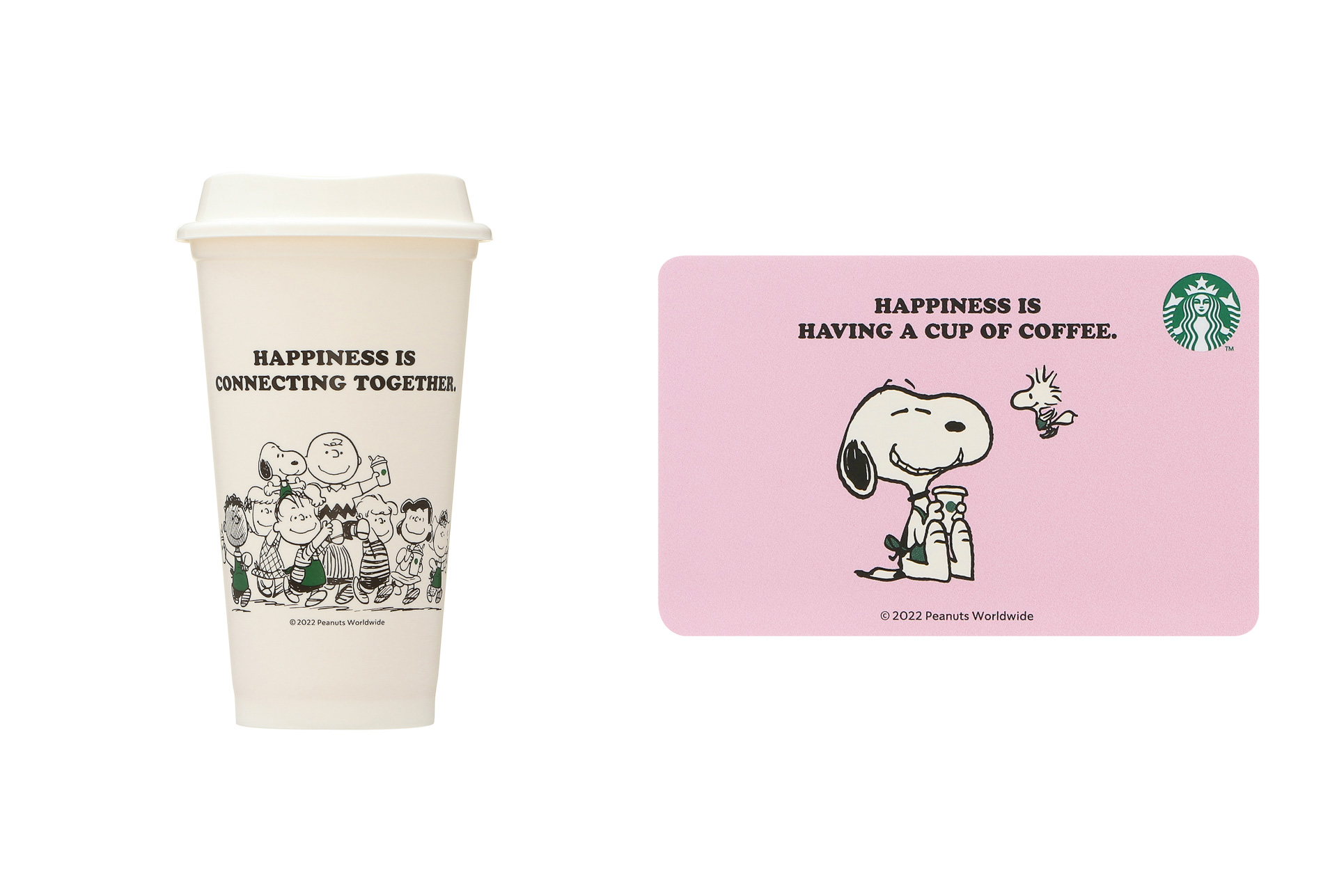 スターバックス「PEANUTS」とコラボした3アイテムを実店舗でも販売