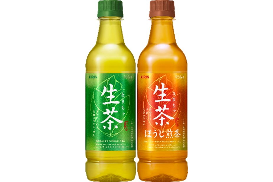 「キリン 生茶」パッケージリニューアル、再生ペット樹脂100%使用の「R100ペットボトル」も順次拡大 - グルメ Watch