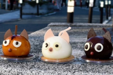 コロンバン「猫のケーキ」黒猫/白猫/茶トラ猫の3種発売 原宿キャット