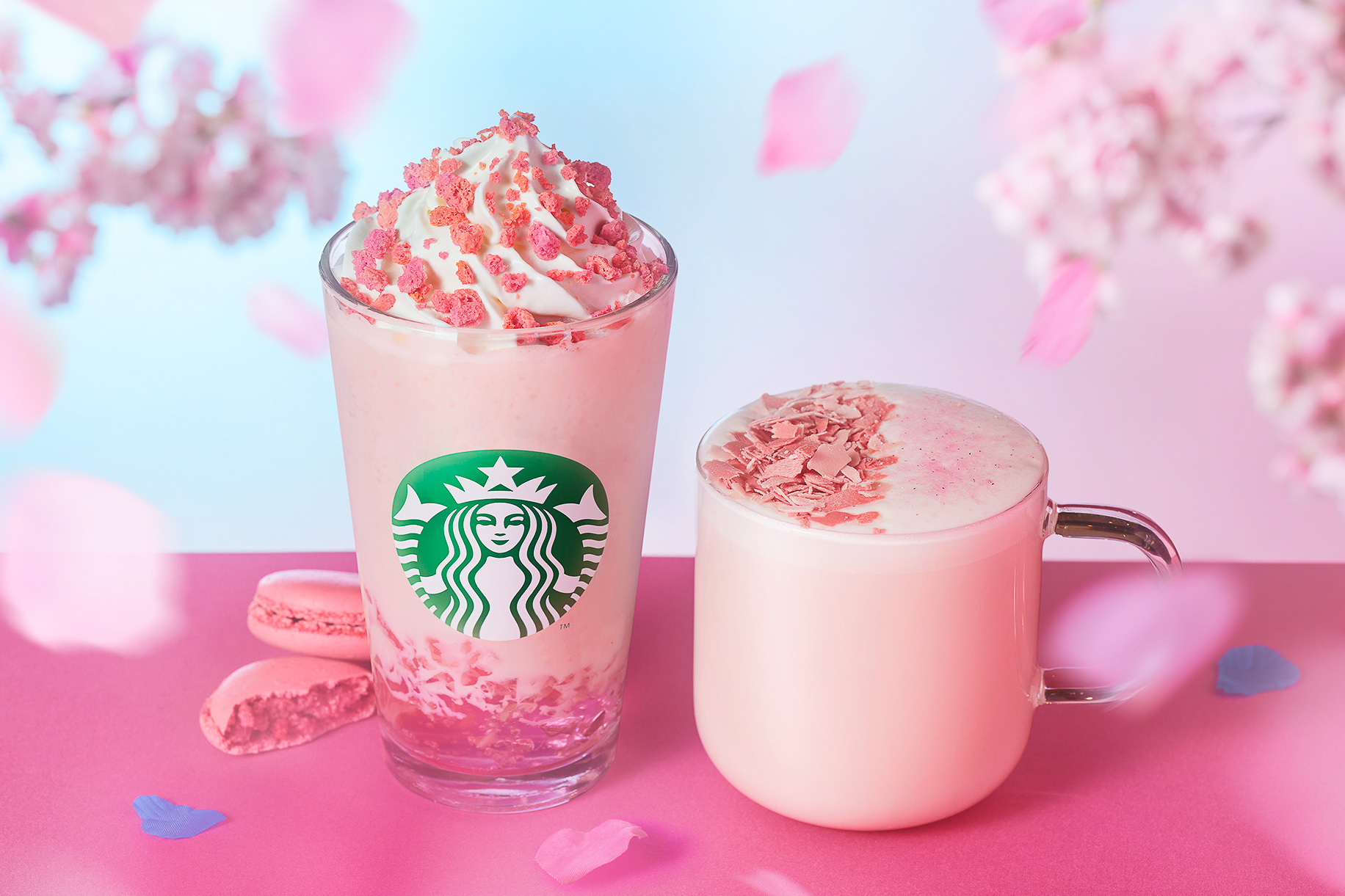 スターバックス SAKURA ロマンティックブロッサム❤︎マグピンク ...