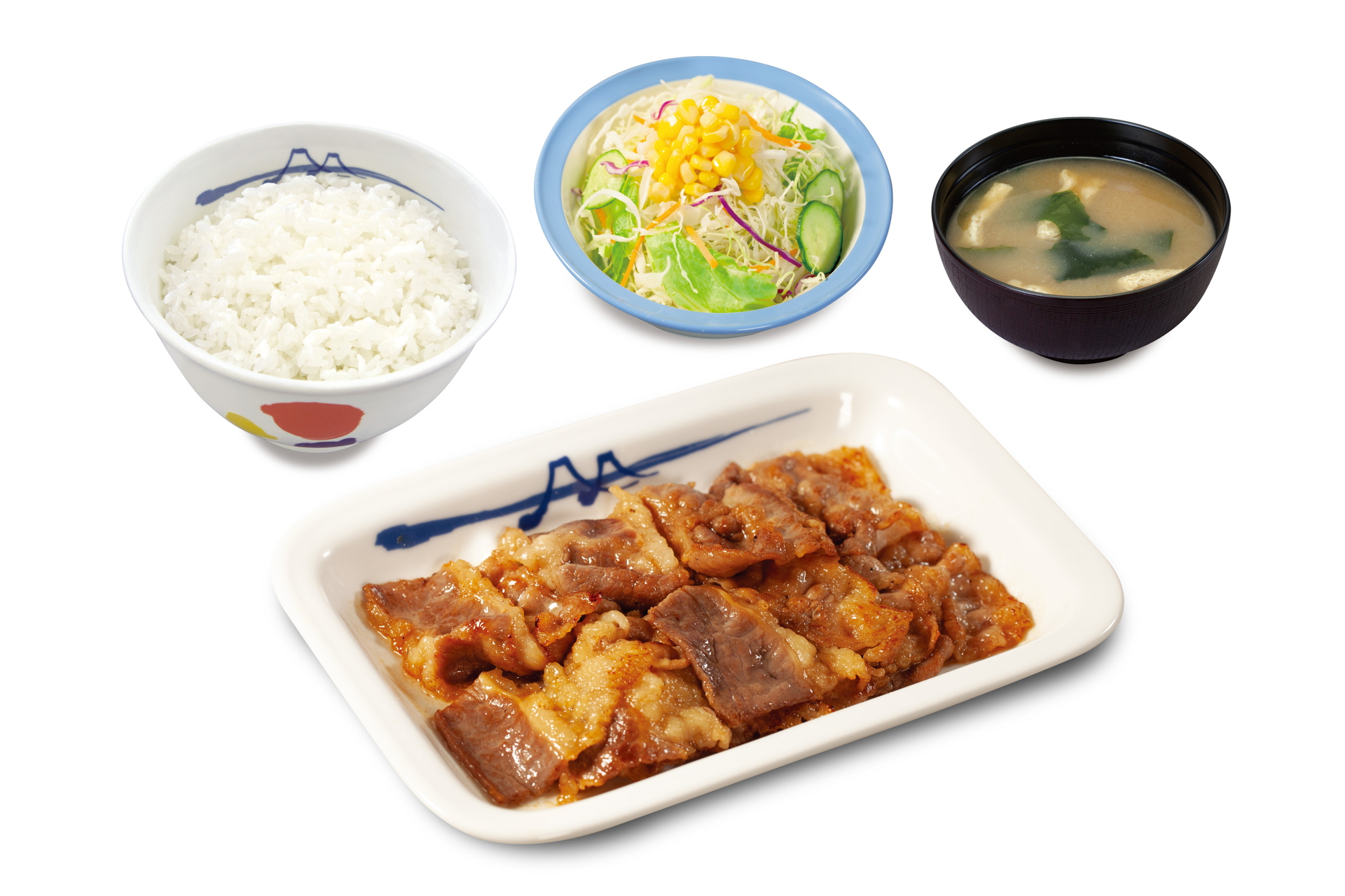 松屋「カルビ焼肉定食」が1週間限定“630円”から 鬼おろし/のりキム