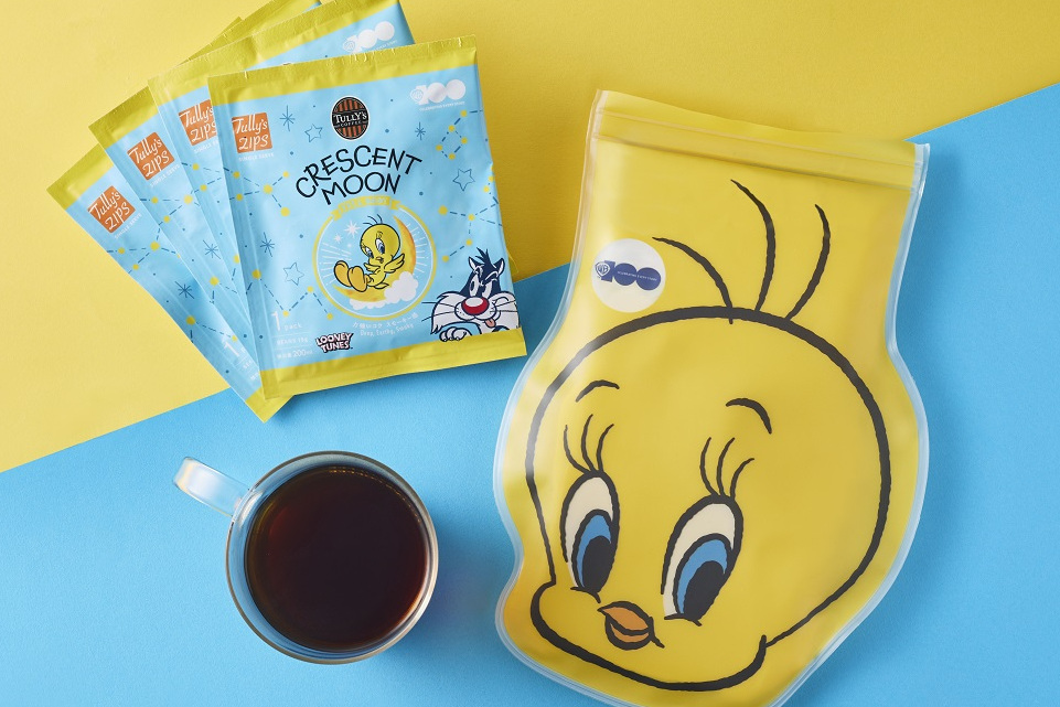 タリーズコーヒー×ルーニー・テューンズ、トゥイーティーのポーチ