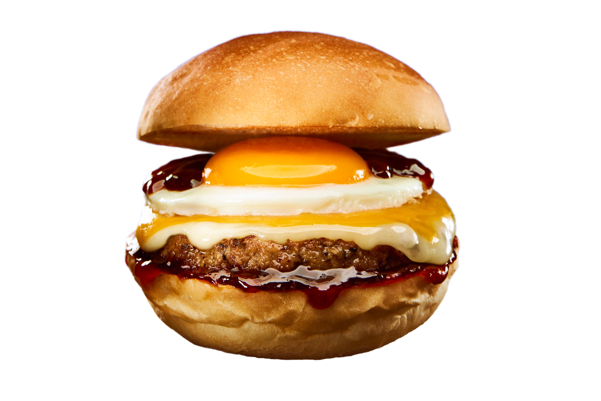 ロッテリアの月見は“とろ～り半熟タマゴ”の「和風絶品チーズバーガー