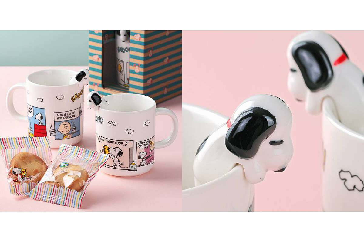 カルディ、カップのふちのスヌーピーがかわいいマグカップが登場