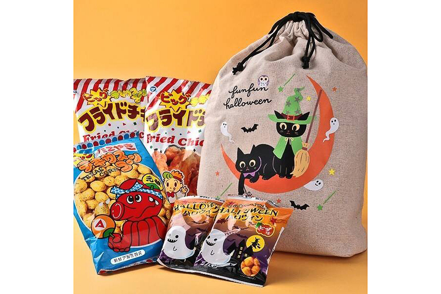 カルディ、ハロウィンなクロネコがカワイイ“巾着バッグ”発売 3種