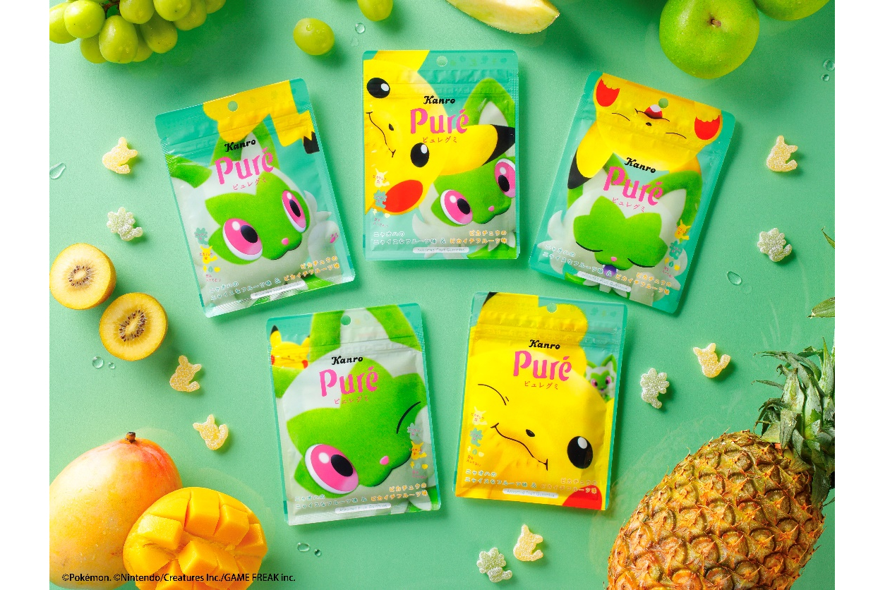 ピュレグミポケモン、コラボ第7弾はピカチュウ＆ニャオハ - グルメ Watch
