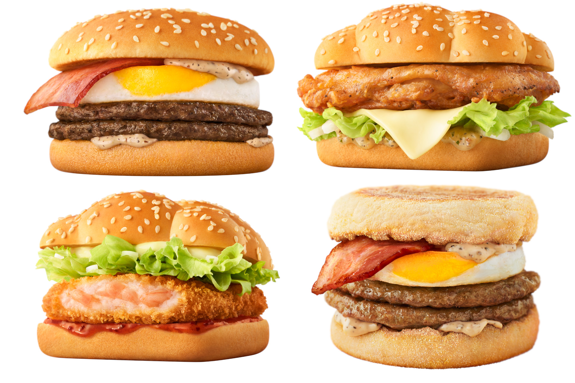 マック「リバイバルバーガーズ」で「たまごダブル」「アイコンチキン