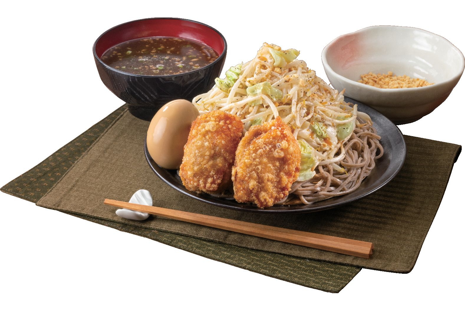 から好し「野菜マシ盛りつけ汁そば」発売。＋100円で“そば2倍