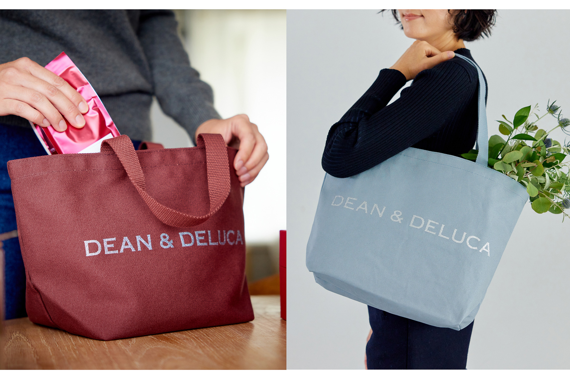 DEAN & DELUCA、2024年のチャリティートートバッグはレッドビーンズとスノーブルー！11月1日発売 - グルメ Watch