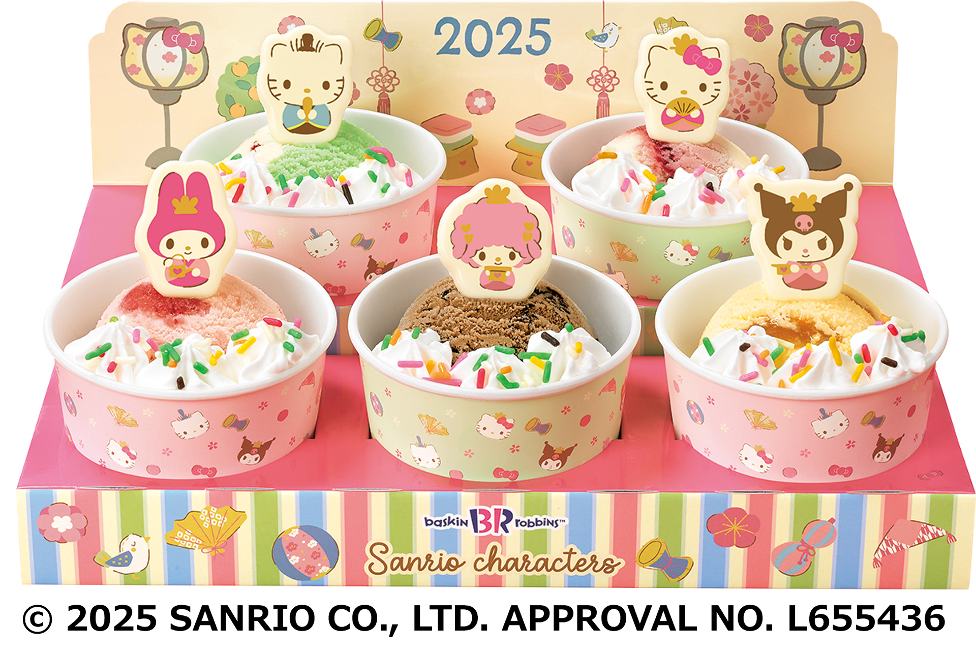 サーティワン「サンリオキャラクターズひなだんかざり」、ハローキティ
