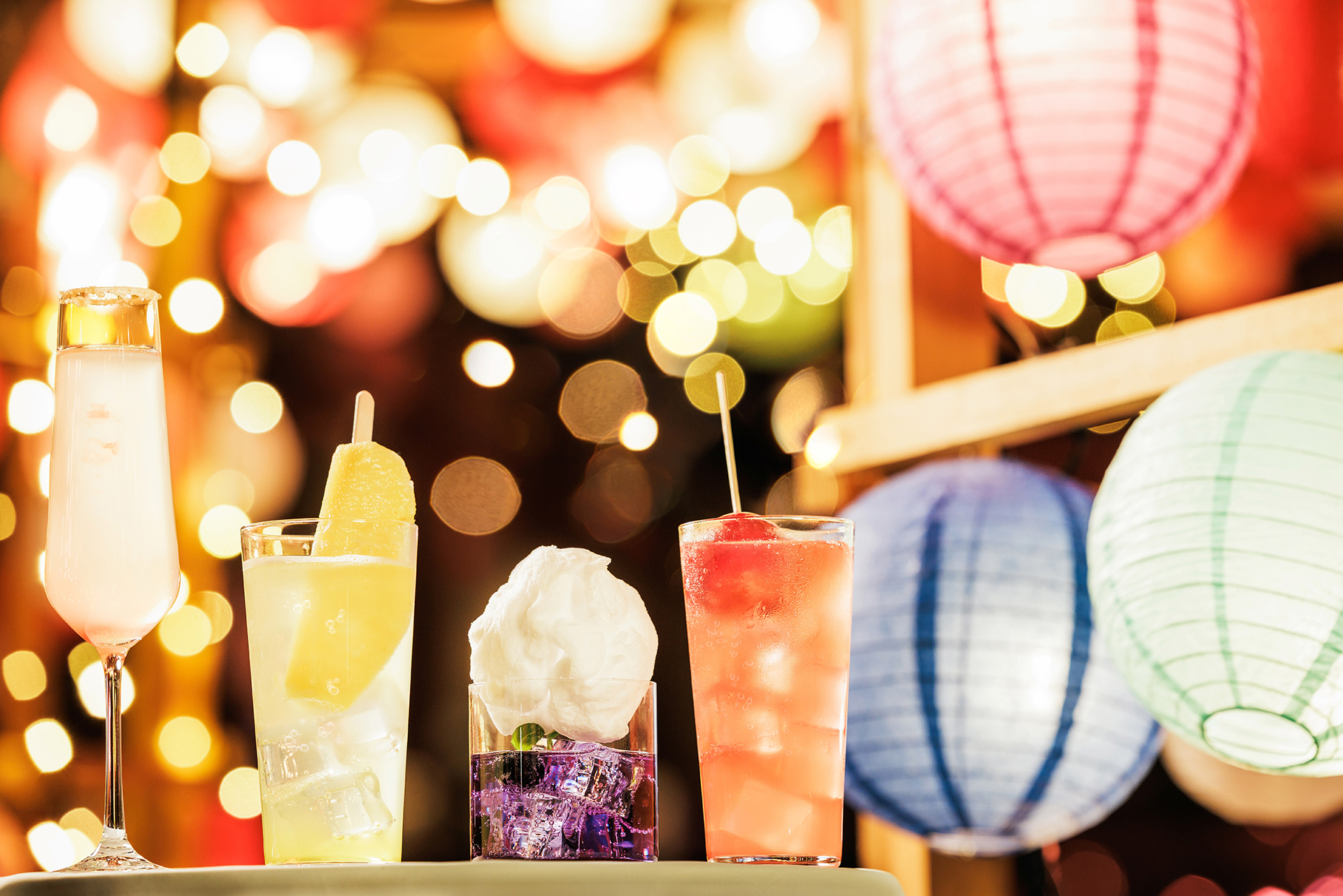 【オーダー用】リニューアル版6種のわたあめ大袋 カッティングダイ 夏祭り りんご飴/冷やしパイン/わたあめを使った「BEBフルーツサワー夏祭り