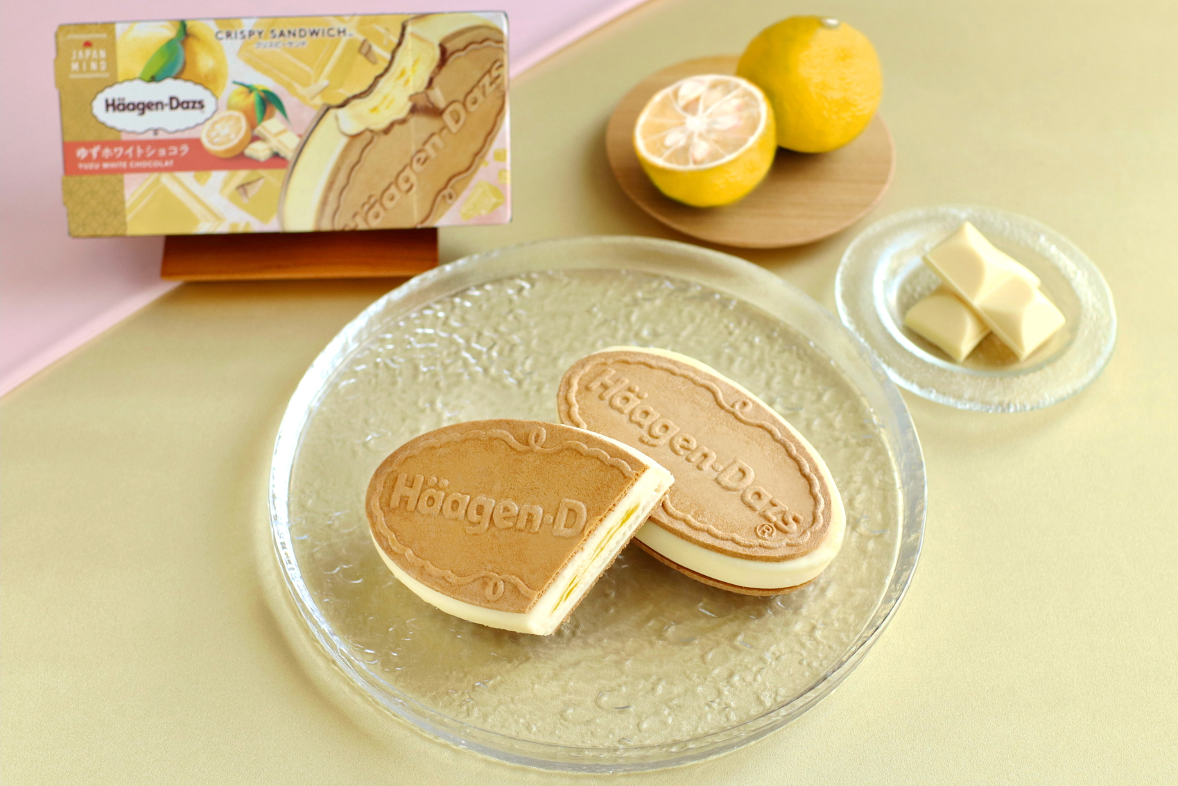 ハーゲンダッツ「JAPAN MIND」第3弾は甘く爽やかなクリスピーサンド