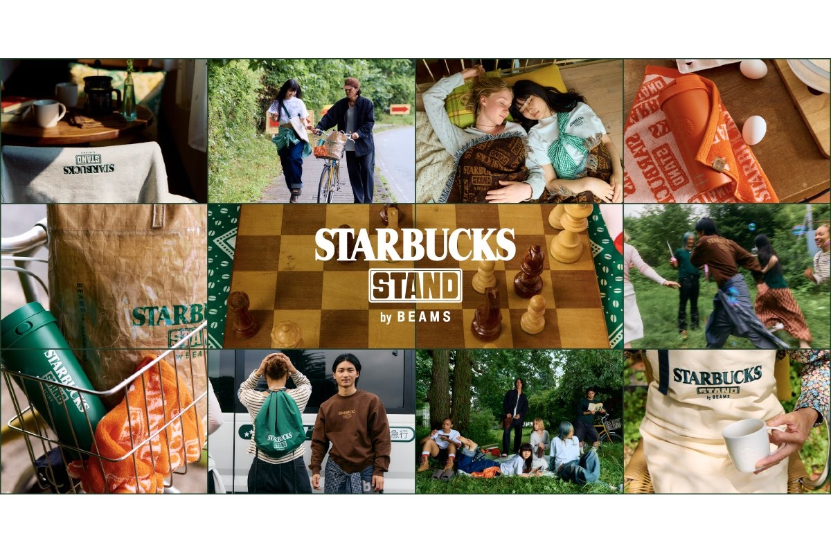 スターバックスとビームス「STARBUCKS STAND by BEAMS」でTシャツなど 