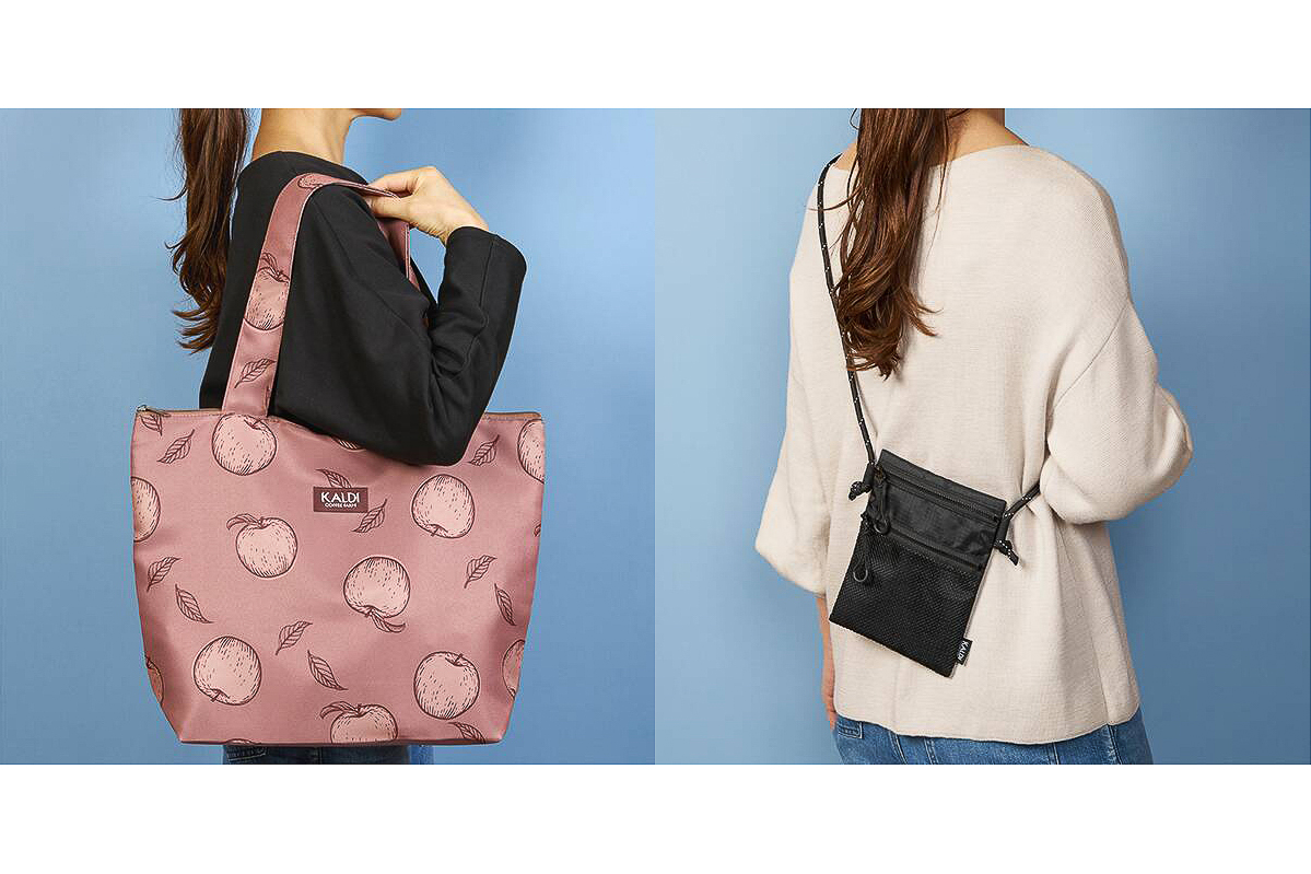 CULLNI トートバッグ(りんご) カルディ、りんご柄のトートがかわいい「りんごバッグ」発売！ 今年は