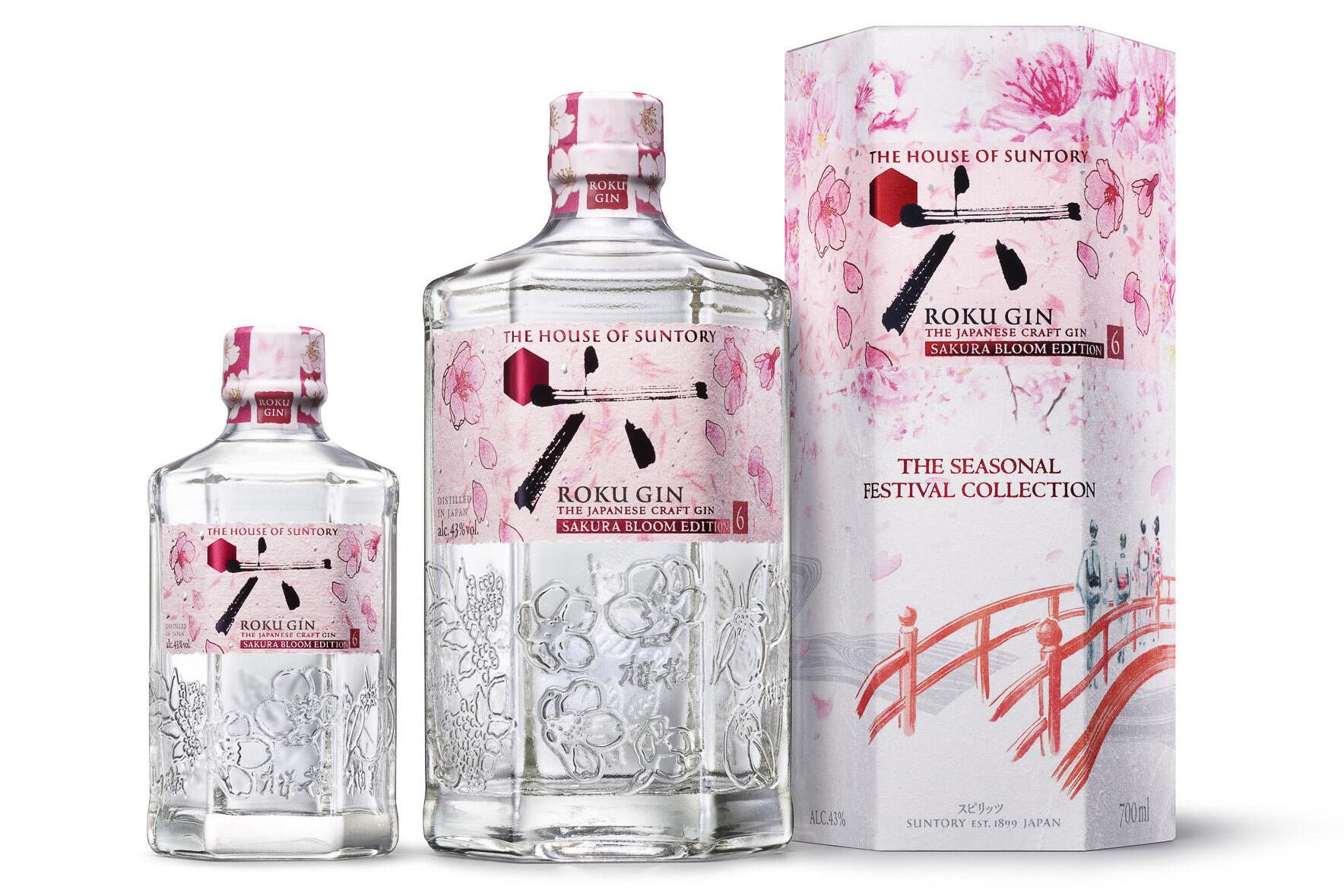 Amazon、クラフトジン「ROKU〈六〉SAKURA BLOOM EDITION」の予約販売を