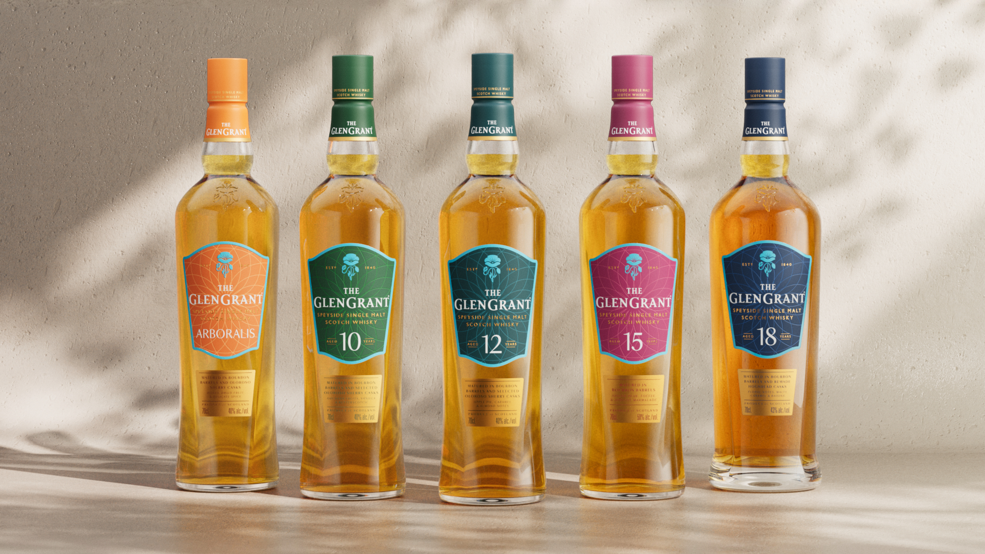 スコッチウイスキー「グレングラント」パッケージをリニューアル