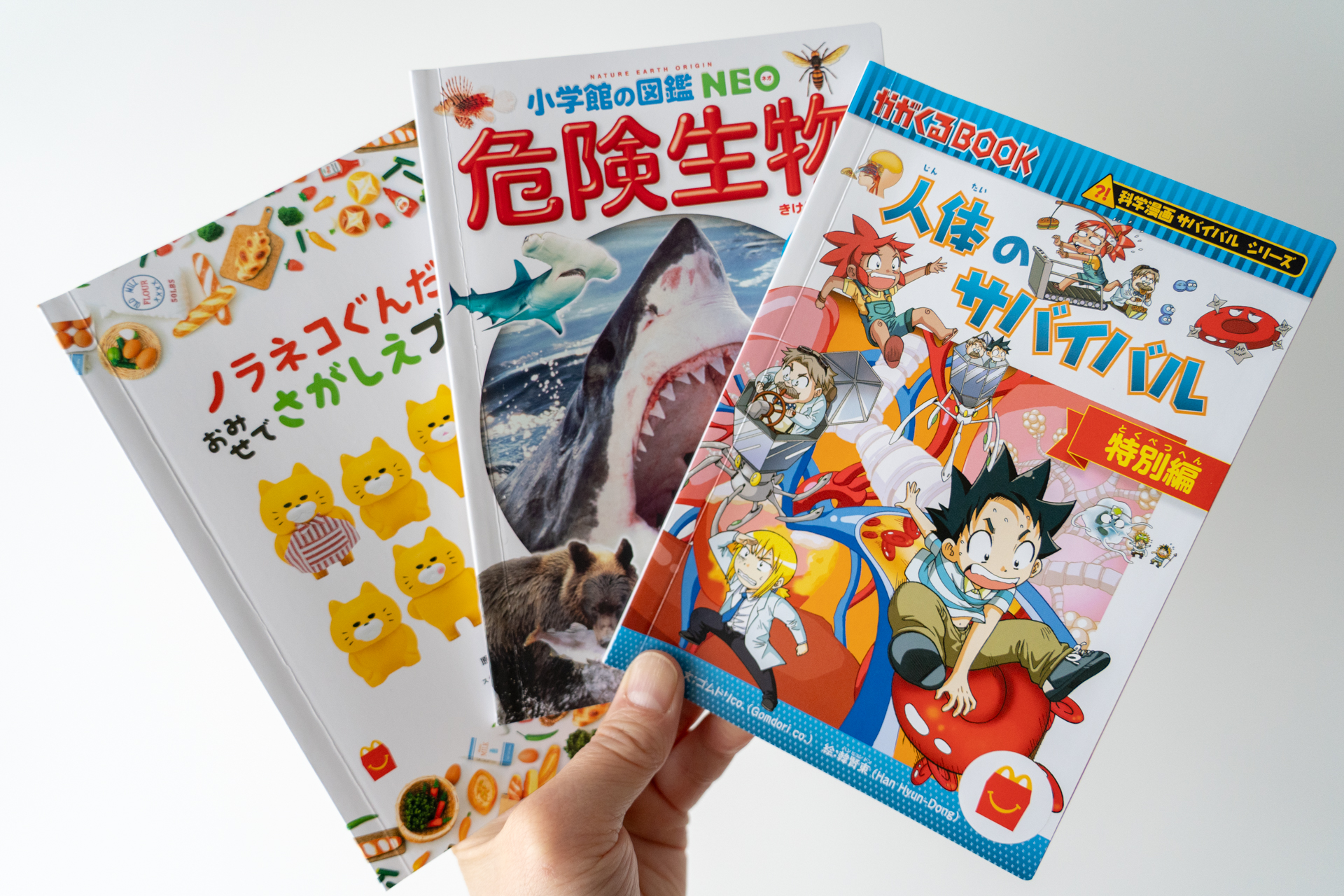 マクドナルド「ほんのハッピーセット」に新絵本「ノラネコぐんだん