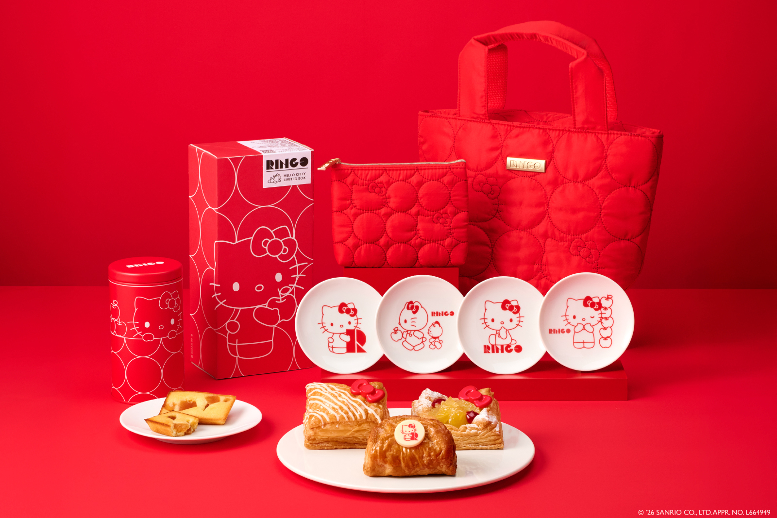 カスタードアップルパイ専門店「RINGO」×ハローキティ、コラボパイ