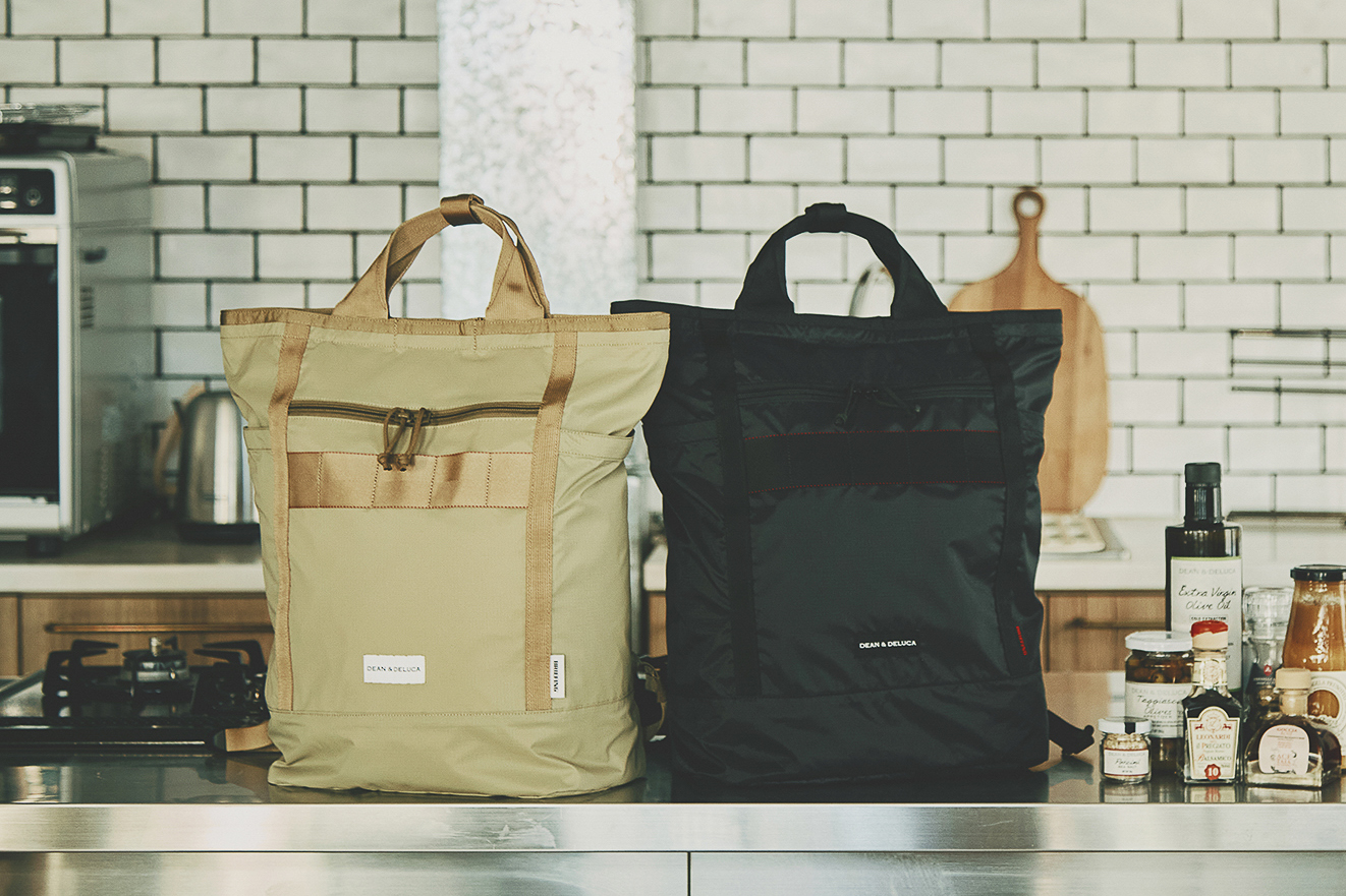 DEAN & DELUCA「BRIEFING」とコラボしたトート/バックパックの2WAYで