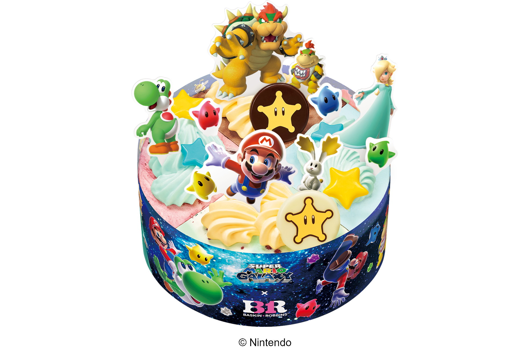 サーティワン「スーパーマリオギャラクシー パレット4」発売。アイス
