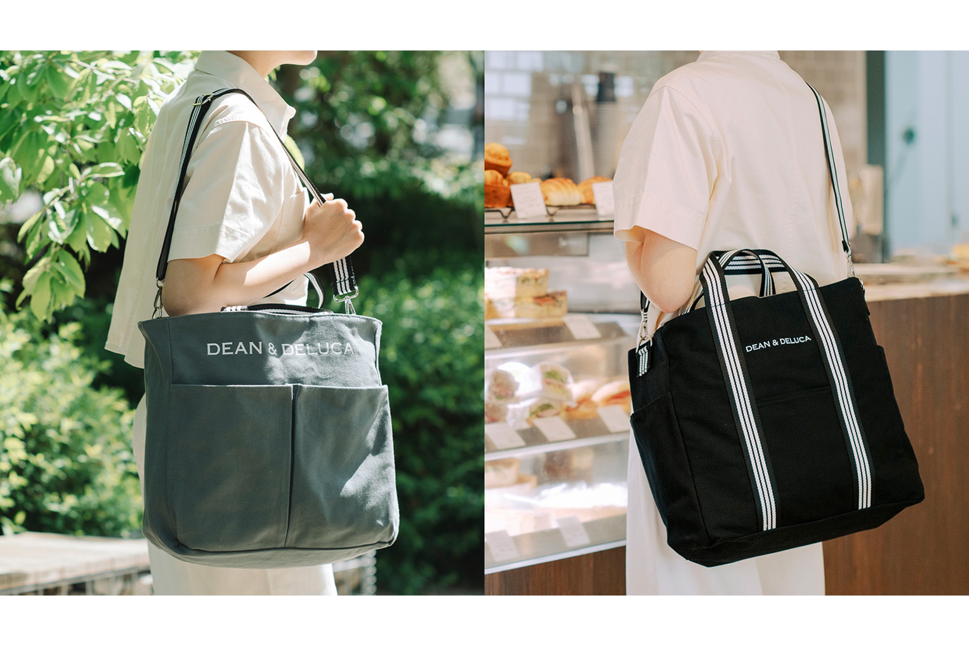 DEAN ＆ DELUCA、表裏で異なるデザインを楽しめる「リバーシブルトート