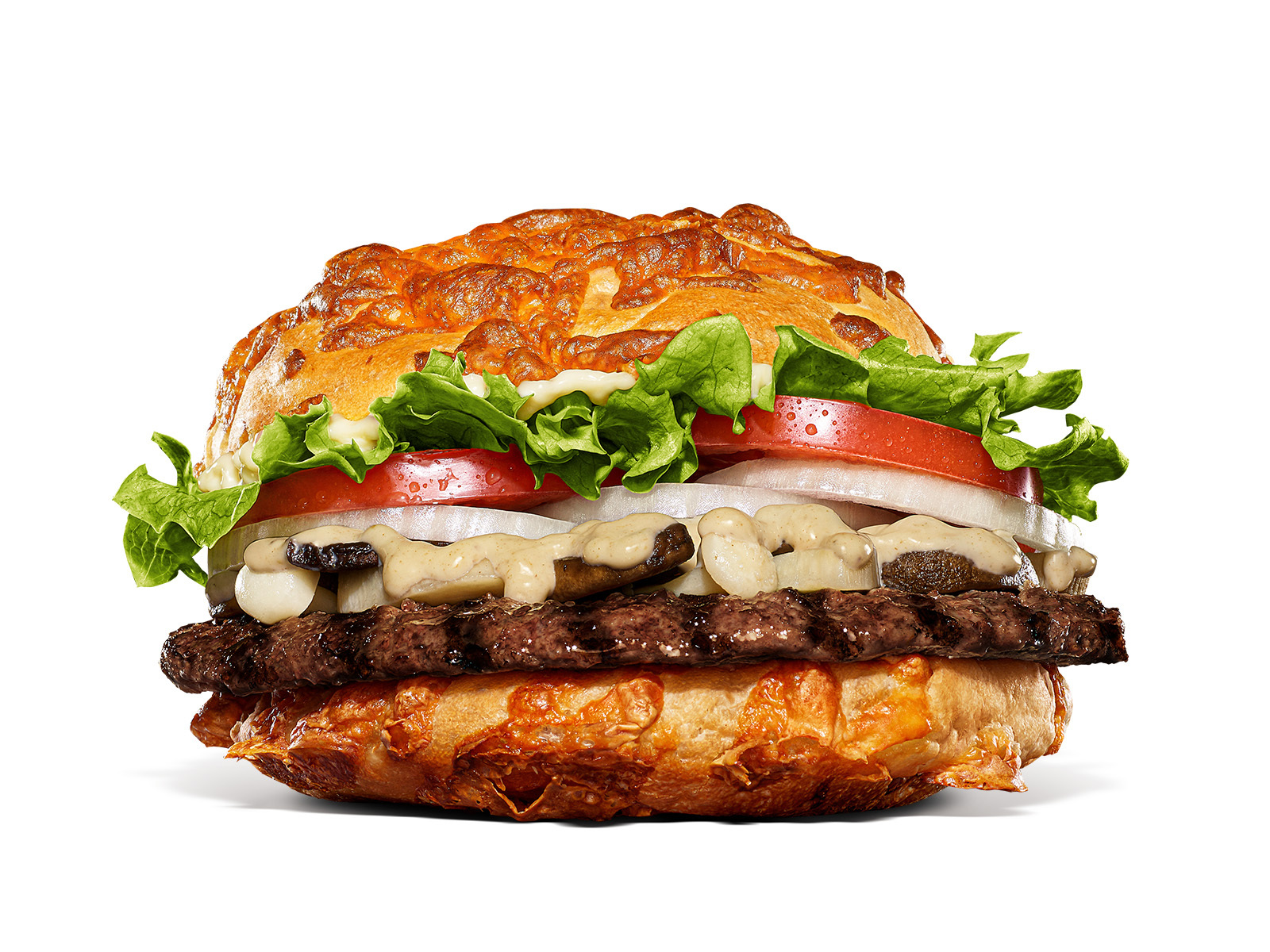 バーガーキング「マッシュルームアグリーバーガー」発売。「4種の
