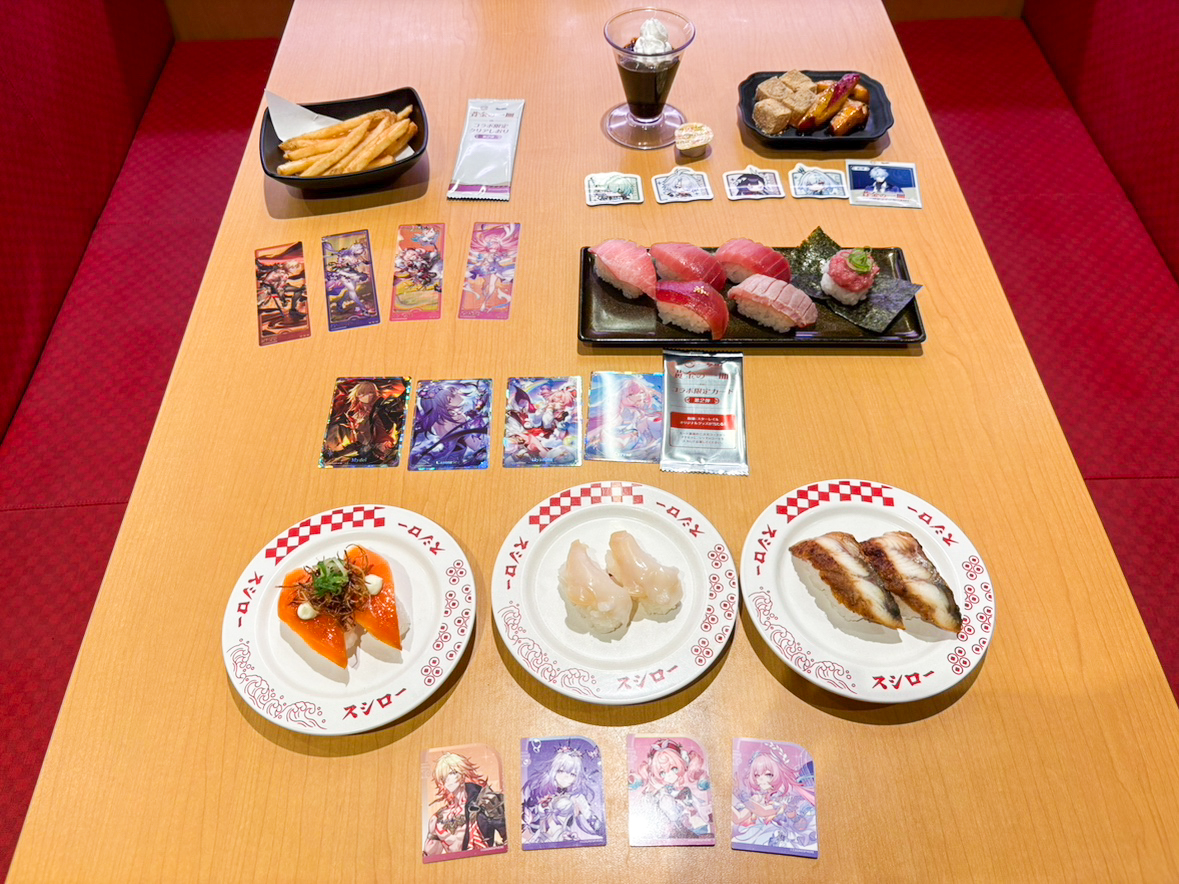 スシロー×崩壊:スターレイルのコラボ「黄金の一皿」第2弾を紹介