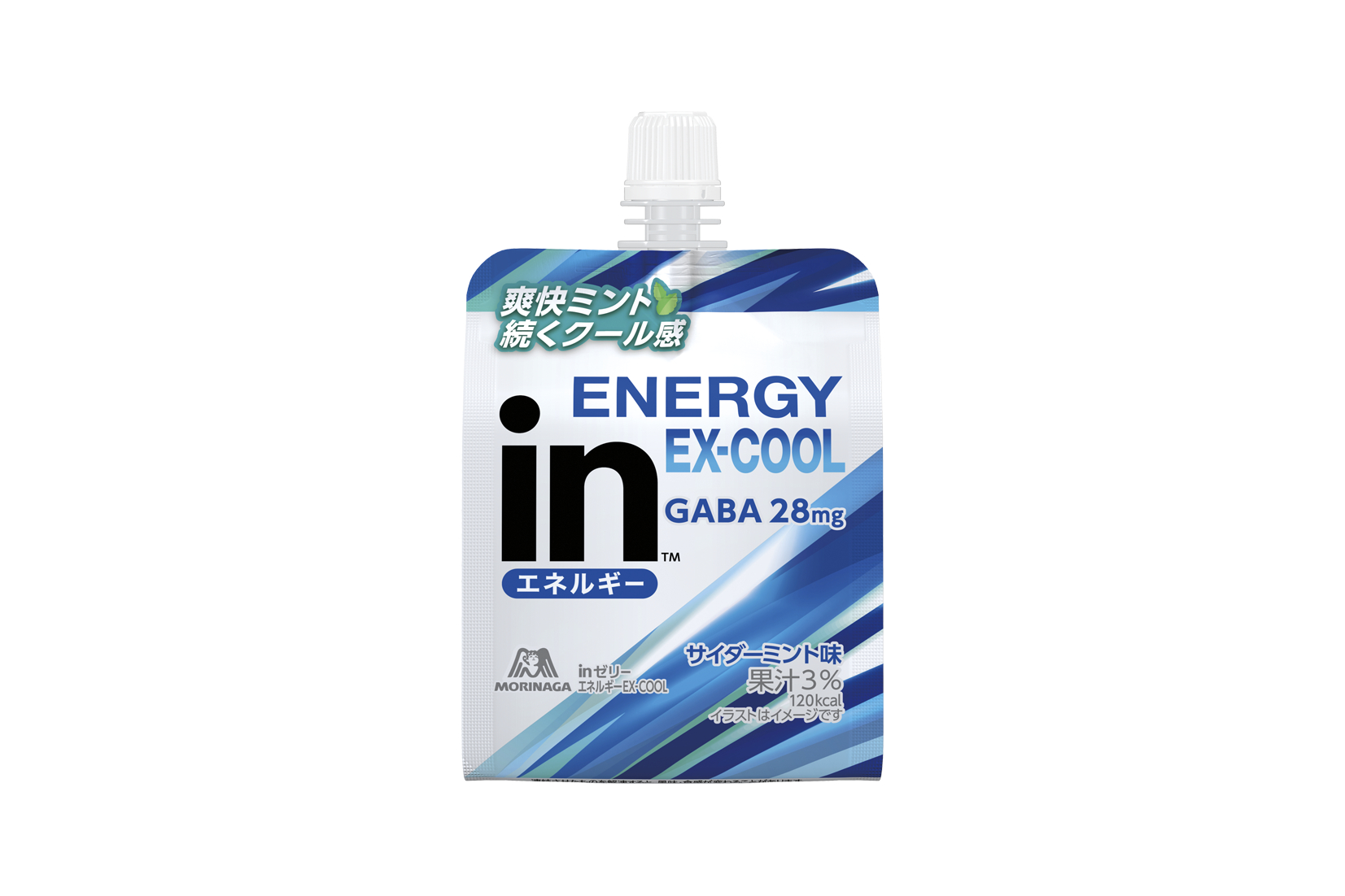 森永製菓「inゼリー エネルギーEX-COOL」発売。持続する強力なミントの