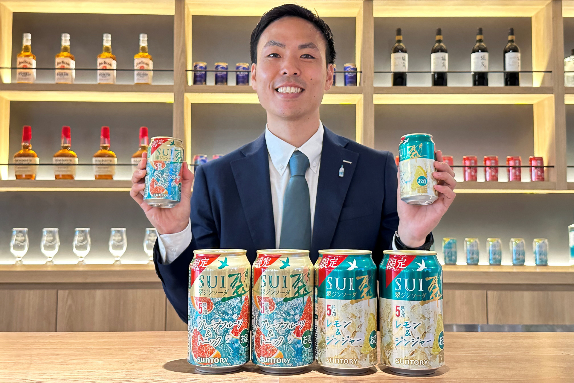 インタビュー】食事に合うサントリー「翠ジンソーダ缶」に季節限定の