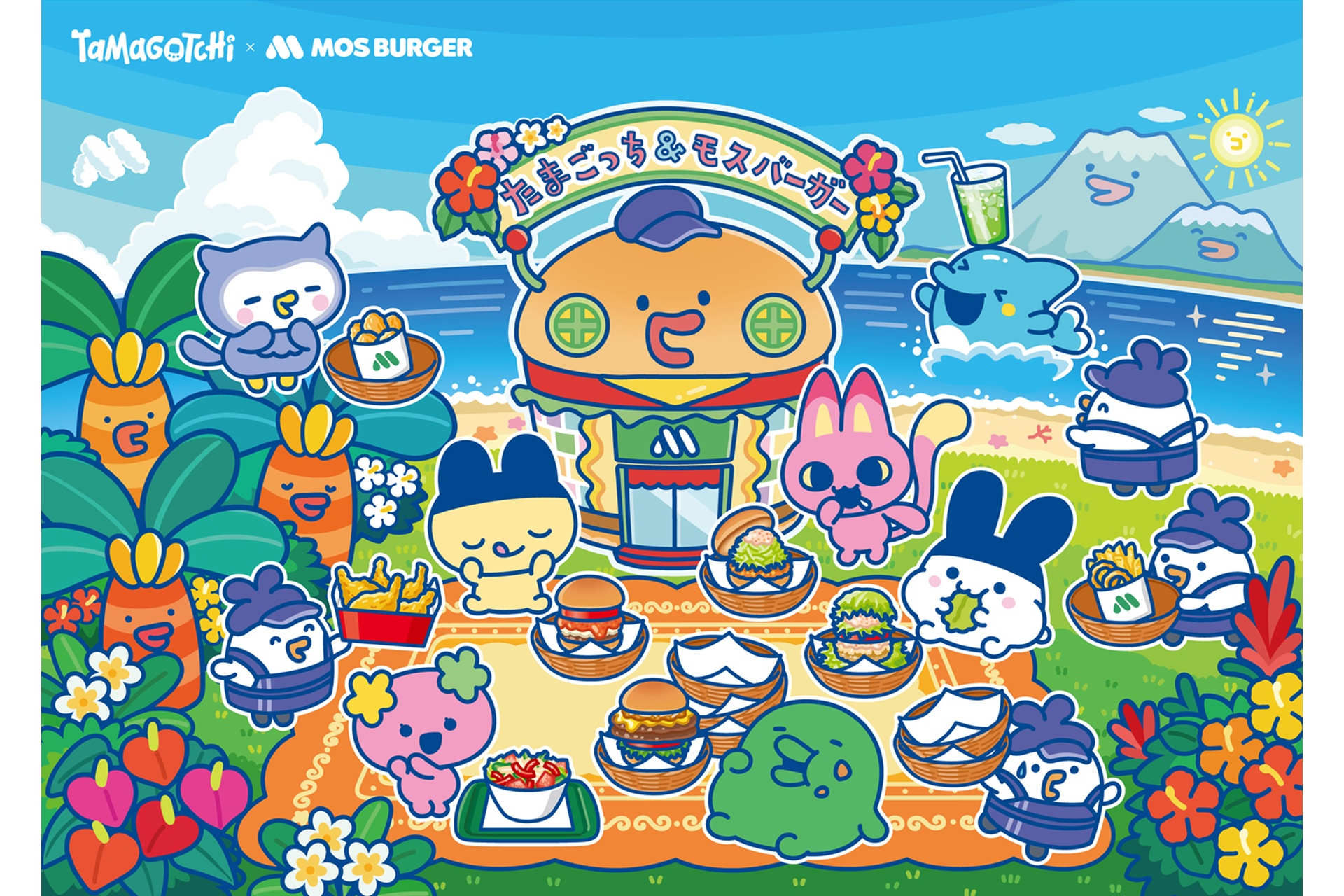 モスバーガー×たまごっち第2弾「モスワイワイセット」のおまけで登場