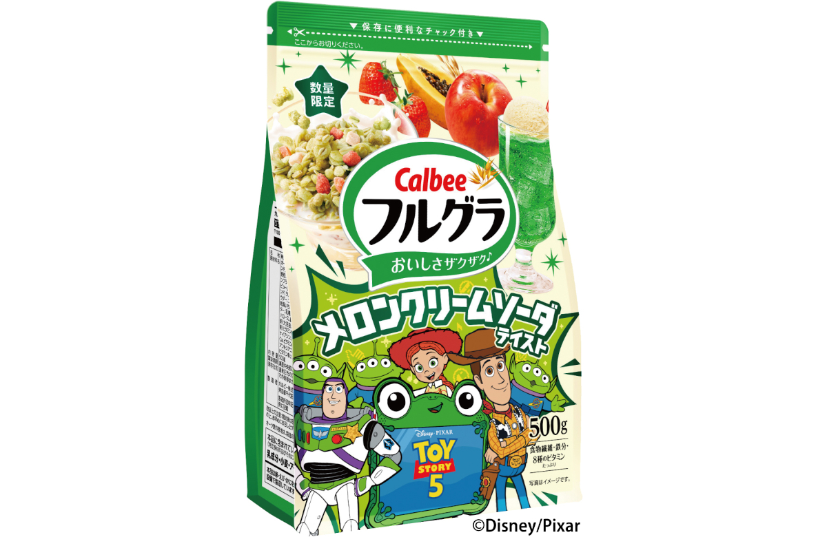 【トイストーリー限定】フルグラ メロンクリームソーダ味500g 15袋まとめ売り 01.jpg