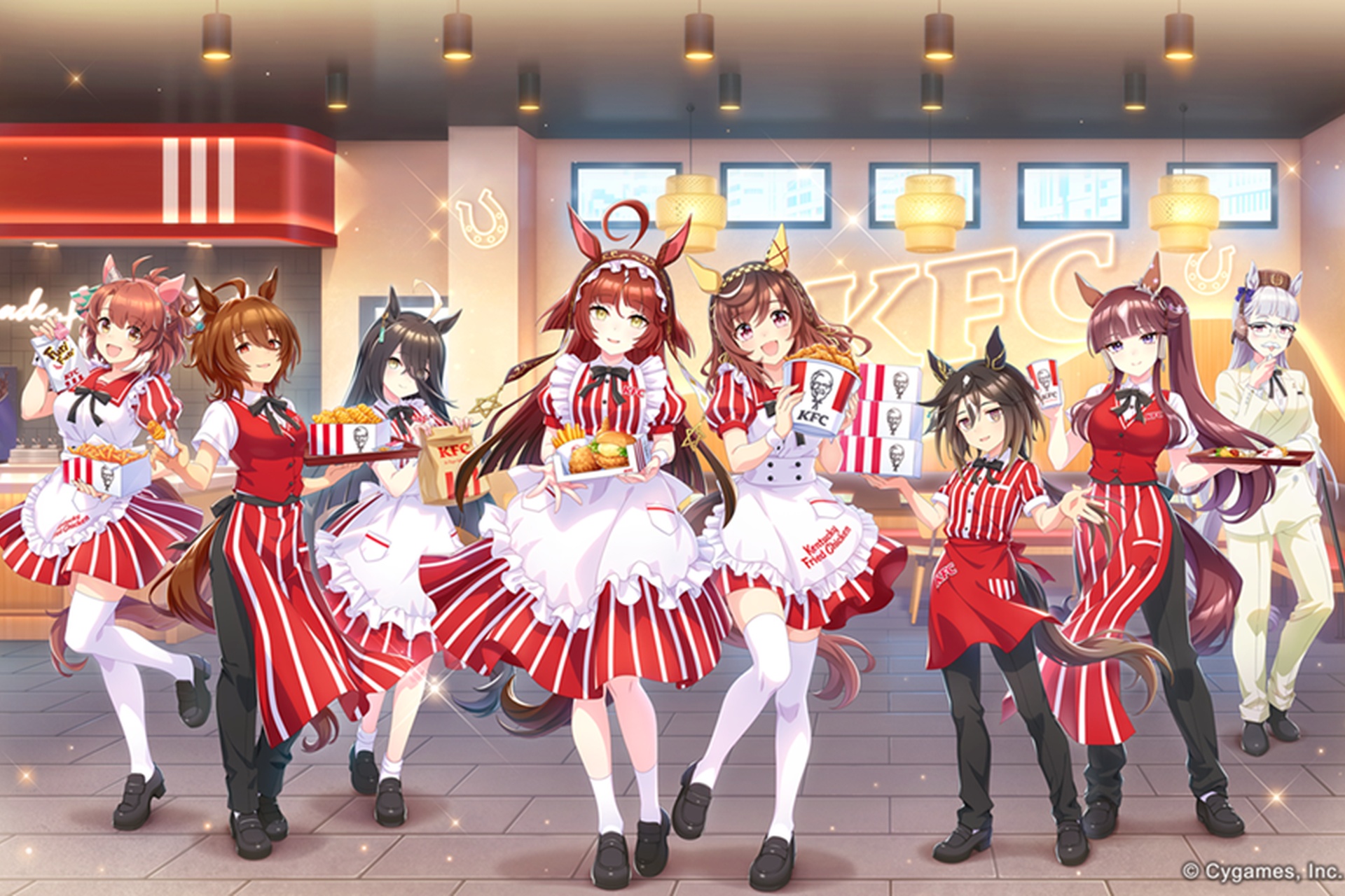 ケンタッキー×ウマ娘、コラボセットをネットオーダー限定で発売。レー