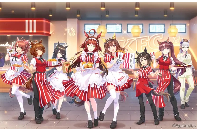ケンタッキー ウマ娘 まとめ売り 10枚 ケンタッキー×ウマ娘、豪華特典付きのオリジナルコラボセット販売や