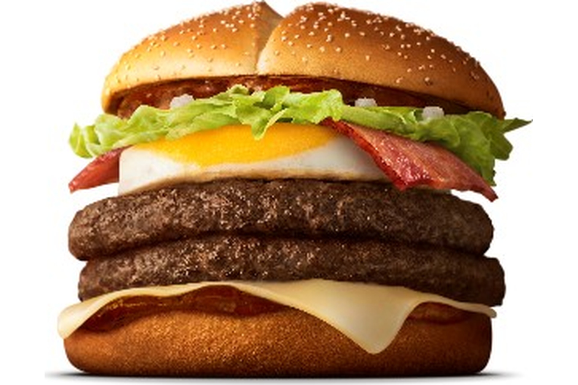 Photo: gourmet.watch.impress.co.jp McDonald's Japan Celebrates 400 Million Samurai Mac Sales with Returning "Egg & Bacon Double Beef" Burger