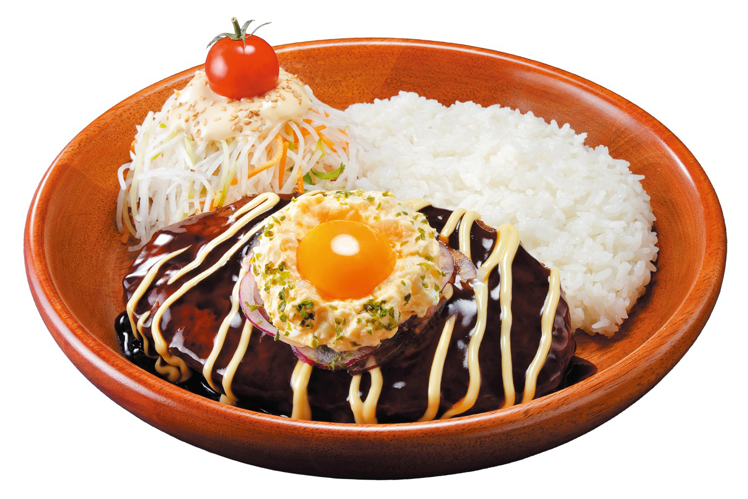 びっくりドンキー「月見ハンバーグ」フェア実施。今年は8月26日から